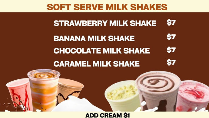Soft Serve Milk Shakes