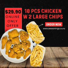 Load image into Gallery viewer, ONLINE ONLY OFFER: 10pcs w 2 Large Chips
